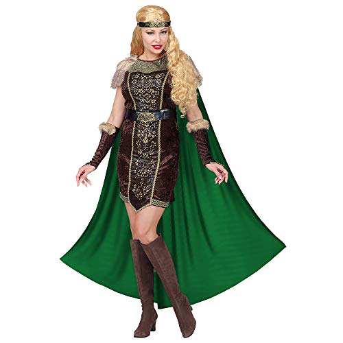 Widmann Costume de Viking pour Adulte, 10131407, Marron/Vert, L