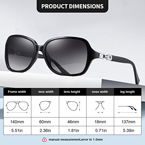 Aomaste Retro Square Polarized Sunglasses For Women Uv400 Protection Driving Outdoor Eyewear #TOP2