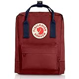 Fjallraven Women's Kanken Mini Backpack, Ox Red/Royal Blue, One Size