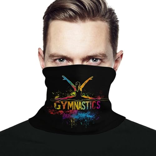 Gymnastics Gymnast Face Mask Bandana Breathable Scarf Neck Gaiter Headband for Women Men Outdoor