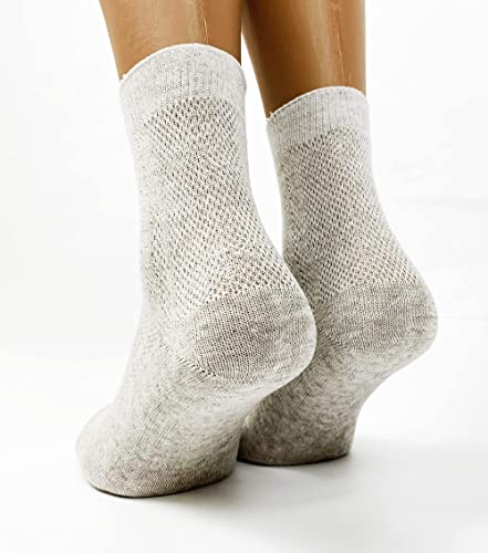 Super Thin Breathable Organic Linen Socks for Men – Pack of 3, Lightweight4
