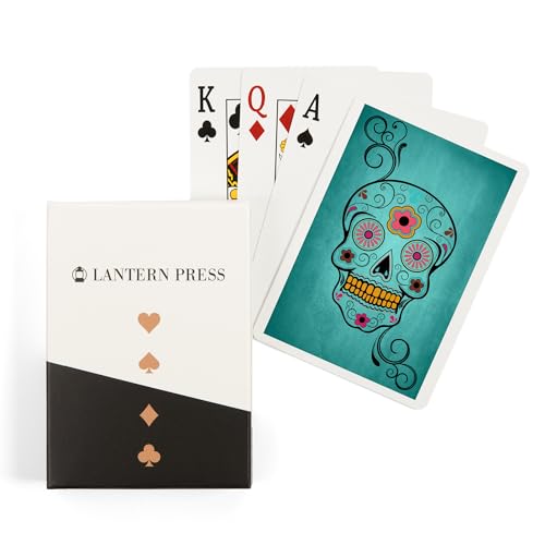 Lantern Press Sugar Skull 52 Naipes Póker