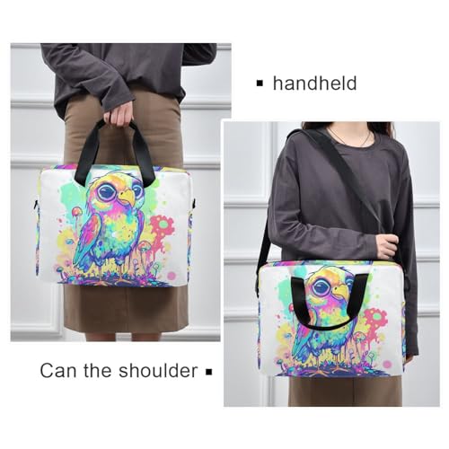 Bolso portatil para laptop 15.6" con diseño de loro miniatura 2