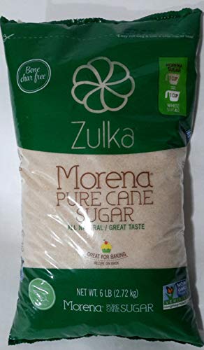 ZULKA MORENA Pure Cane Sugar all Natural, Great Taste - 6 LB (2.72kg)
