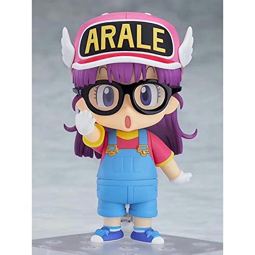 Nmomoytu Anime Dr. Slump Arale Figurine PVC Action Figure 4'' Replaceable Accessories Model Toy Birt