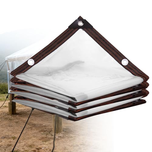Lona impermeable transparente exterior de 2x11m antidesgarros para aislamiento de plantas 2