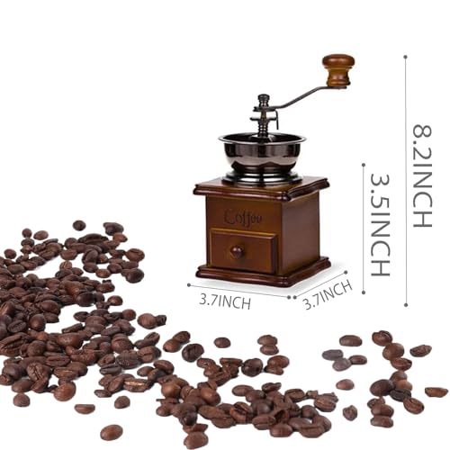 Retro Wooden Coffee Bean Grinder