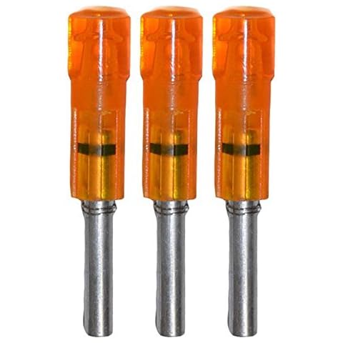 Lumenok Excalibur Firebolt Flat Bolt End (3-Pack), HD Orange Cover