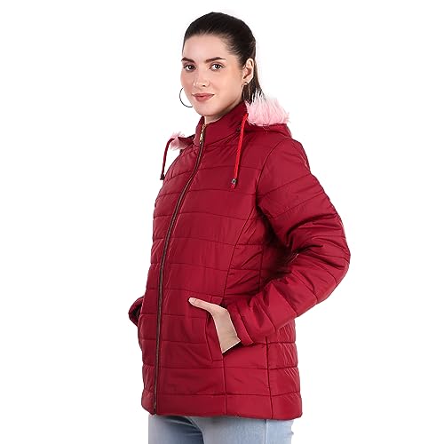 Image of Full Sleeve Solid Women Puffer Jacket
