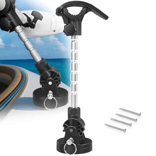 Trolling Motor Stabilizer Mount 1862051 MKA-55 Electric Steer Bow-Mount Stabilizer Kit For MinnKota Trolling Motors Compatible with Ulterra Terrova & PowerDriveStainless Steel Mounting Reduces Bounce