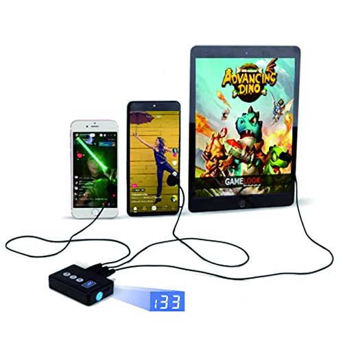 Annrybor Auto Clicker for iPhone iPad：Screen Device Automatic Tapper for Android IOS，Simulated Finger Continuous Clicking, Adjustable Speed Physical Clicker，Suitable for Gameing Reward
