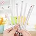 Taotree Black Ink Gel Pens, 24 Pack Cute Pens Japanese Kawaii Cat Gel Pens, Ultra Fine Point 0.38mm Fine Tip Pen Set Rollerball Pens for Stationary School Office Supplies, Great for Christmas Gift
