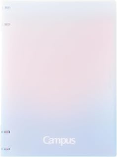 KOKUYO 国誉 Campus 笔记本一样使用 活页夹 正面&放松 2×2环 B5 天蓝色 ル-NP704-L3-LB