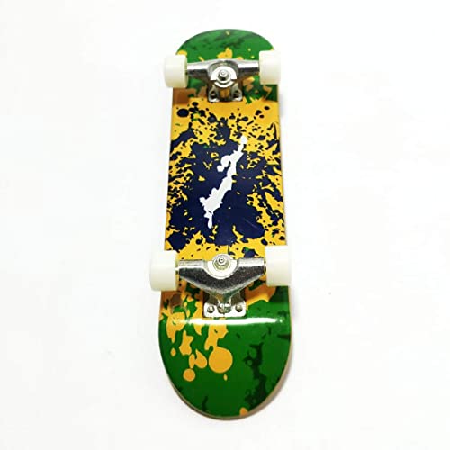Skate De Dedo Extremo Radical Dtc Skate (Verde e Amarelo)