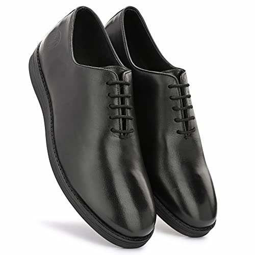 Image of Legwork Men's Leather Wholecut Oxford 2.0 Shoes for Men and Boys