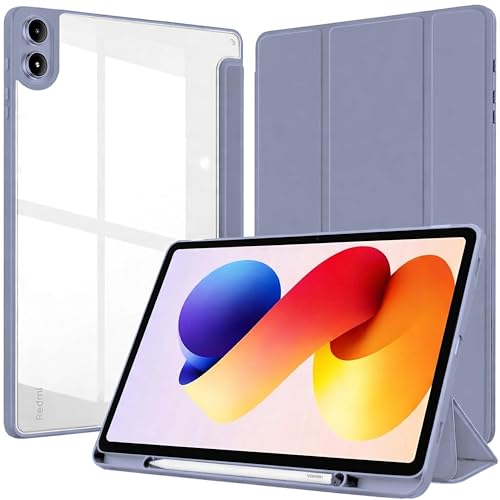 Image of ProElite Case Cover for Xiaomi Redmi Pad 2 Pro 12.1 inch Case, Slim Trifold Flip case Cover for Xiaomi Redmi Pad 2 Pro 12.1 inch Tablet [Auto Sleep Wake Feature], Lavender