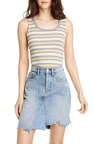 Débardeur en tricot jaune à maille texturée Free People L