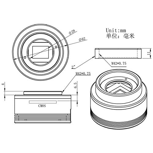 Zwo Asi183Mc 20 Megapixel Usb3.0 Color Astronomy Camera For Astrophotography #TOP3