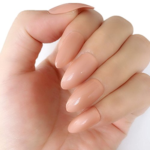 MEMEDA Full Cover False Nails Artificial Nails Fake Nails 24Pcs Full Coverage Acrylic Nails 10 Sizes With Box