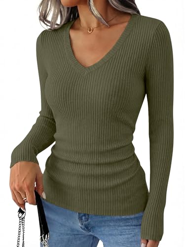 ANRABESS Ribbed Knit Shirt