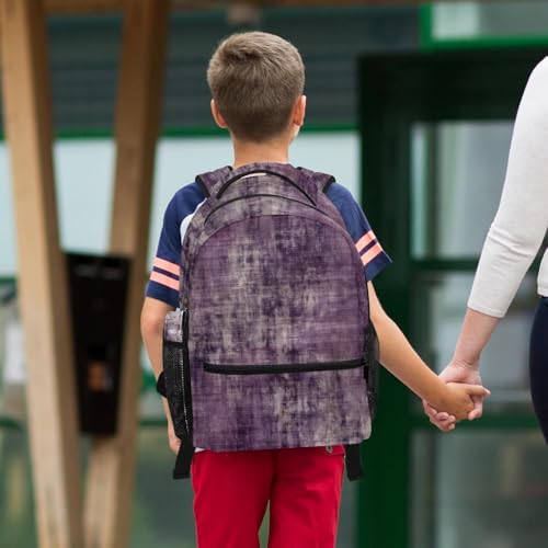 Sac à dos ergonomique violet contre le mal de dos