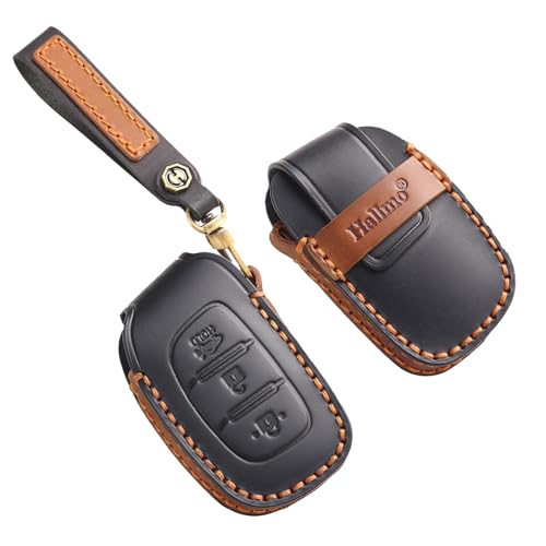 Coque de clé en cuir Hyundai Sonata pour vos trajets quotidiens - Étui chic pour clé Tucson