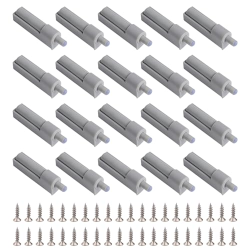 20 Stück Softclose Nachrüsten Möbeltürdämpfer Schranktür Dämpfer Push to Open Türöffner Soft close Türdämpfer Schrank Türdämpfer Gegen Knallende Türen für Küchenschrank Türdämpfer