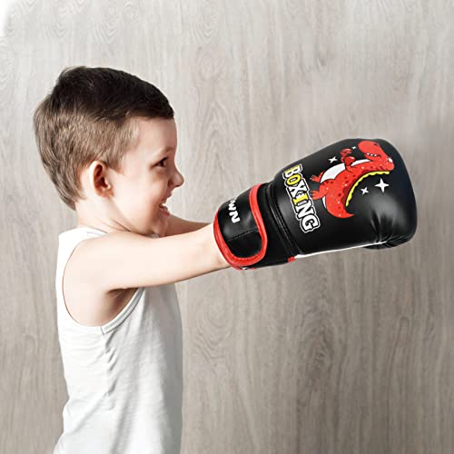 Kids Boxing Gloves For Kids, Dinosaur Boxing Gloves For 3-8 Years Premium Breathable Training Boxing Gloves For Punching Bag, Kickboxing, Mma #TOP5