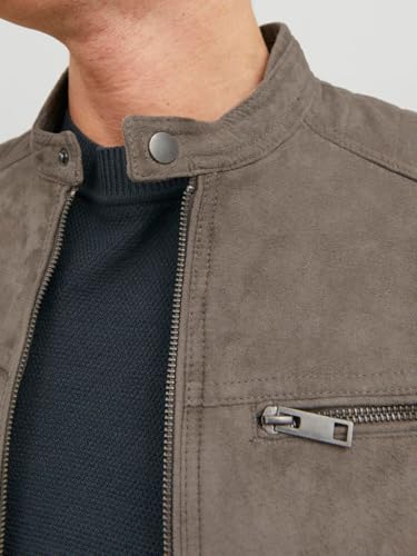 Image of JACK & JONES Male Faux Suede Jacket Faux Suede Jacket