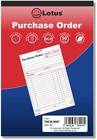 Triplicate Purchase Order Book NCR, A5 (143 X 210mm), Purchase Order