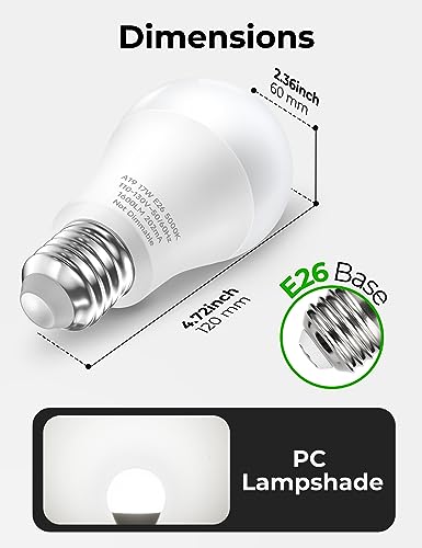 Unilamp 120VA1903W17E26 17W Led Bulb 150 Watt Equivalent, A19 1600 Lumen Super Bright Led Light Bulbs thumb #3