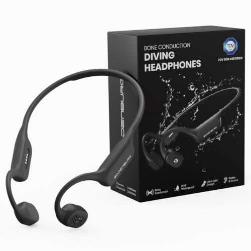 BADENBURG S4 Bone Conduction Open Ear Headphones, IPX8 Waterproof, 32GB MP3