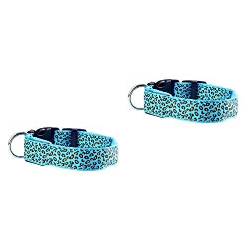 2 Peças Coleira De LED Coleira De LED Coleira De Cachorro Ajustável Coleira De LED Para Cachorro À N