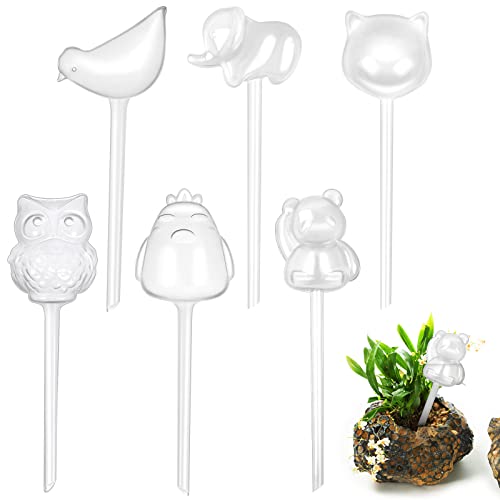 Haishell 6 Stück große Pflanzen-Bewässerungskugeln, PVC, selbstbewässernde Blumenzwiebeln, langlebige Bewässerungskugeln, automatische Pflanzenbewässerung für Innen- und Außenpflanzen Cover