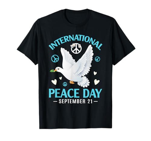 Peace Bird Celebrate International Day Of Peace September 21 T-Shirt