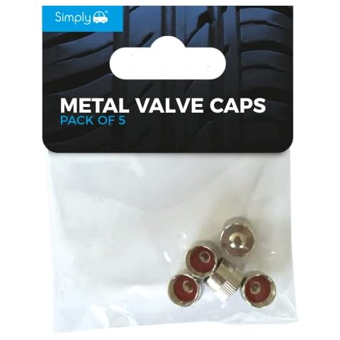 Simply VAL105 Brass Valve Caps - Easy Install Cover