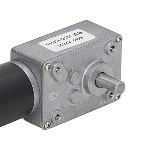 Motor de Engrenagem DC 24V Com Bobina de Latão, Engrenagem de Minhoca, Torção Micro Alta, Revestimen