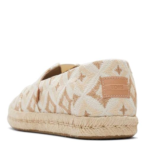 Image of TOMS Women's, Alpargata Rope Espadrille Slip-On, 11, Natural Geo