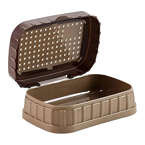 ARYAMURTI Useful Portable Waterproof Leakproof Travel Soap Box Case Holder | Plastic Soap Case Box Holder Dish Container For Outdoors Travel Home Use, Brown (B0B2J44TMN) Amazon Price History, Amazon Price Tracker