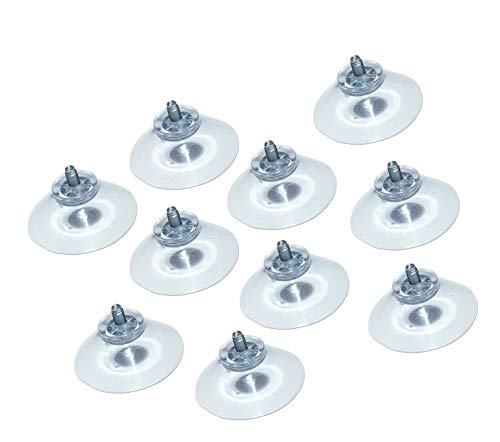 Ventouse caoutchouc M4 41mm : lot de 40 ventouses avec tige filetée pour fixation