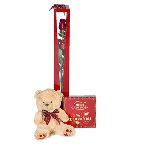 REGALAUNAFLOR-Pack deluxe- FLORES NATURALES-ENTREGA EN 24 HORAS DE LUNES A SABADO -San Valentin-ANIVERSARIO Cover