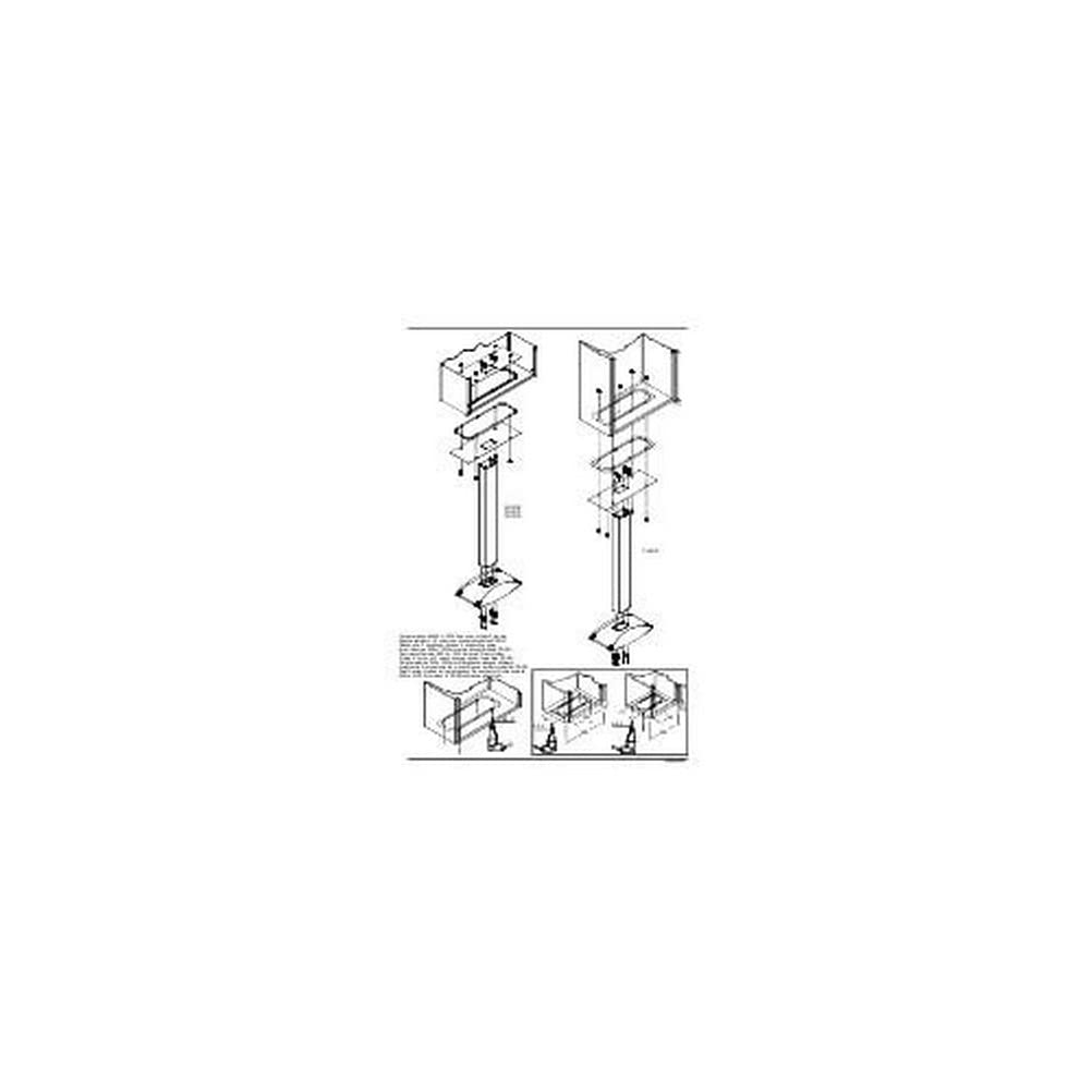 Schneider Electric nsychcoa Adapter Plate, RAL7035 for Cabinets Spacial CRN Type A.