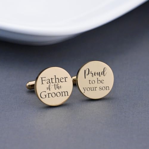 Mancuernillas Love, Georgie para el papá del novio miniatura 5