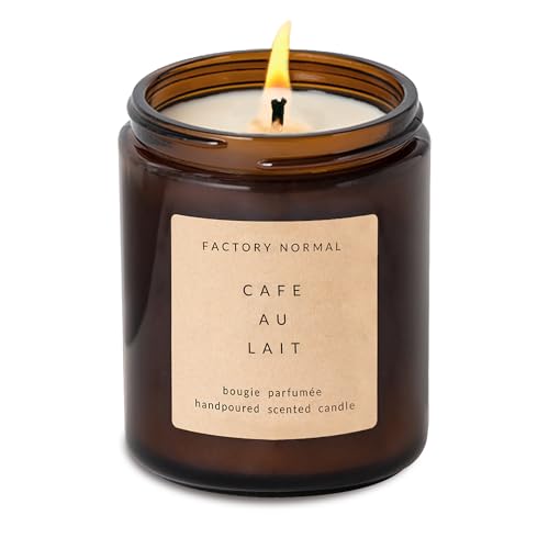 Scented Soy Candle in Amber Jar