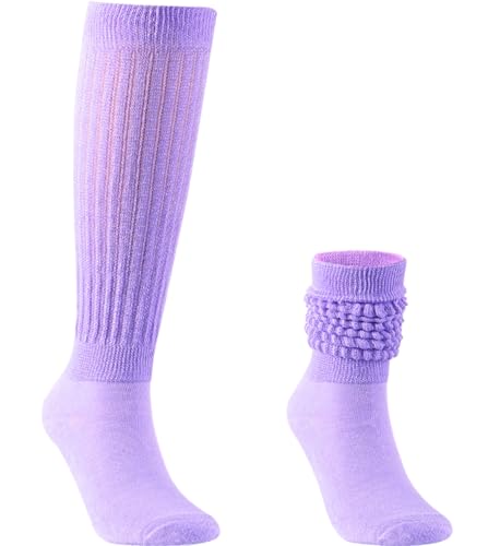 Image of TINTAO Women's Slouch Socks Thigh High Boot Socks Soft Scrunch Socks,Knee High Boot Socks Calf Socks for Women,Size 5-10#L119