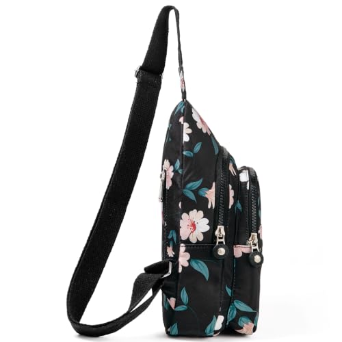 Image of Banelu Small Sling Backpack Crossbody Bags for Women Men, Sling Bag Cross Body Bag Fanny Packs Crossbody Purses