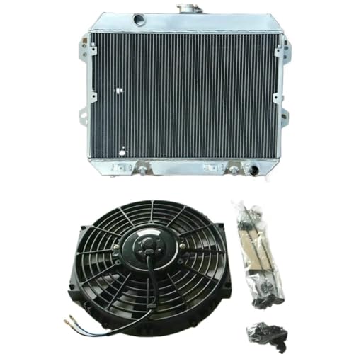 Radiador de aluminio 3 filas for 280Z 2.8L: construcción soldada TIG