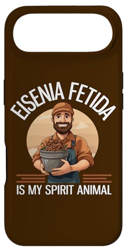 Eisenia Fetida Is My Spirit Animal Funny ���[�� �_�� �X�}�z�P�[�X iPhone Air �p