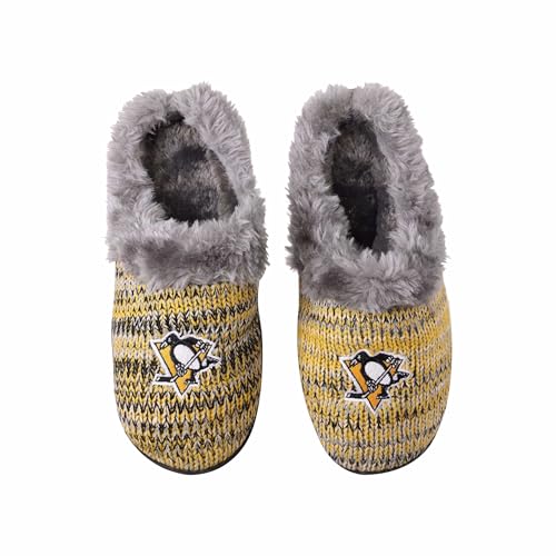 Image of FOCO Womens NHL Team Logo Peak Slide Slippers