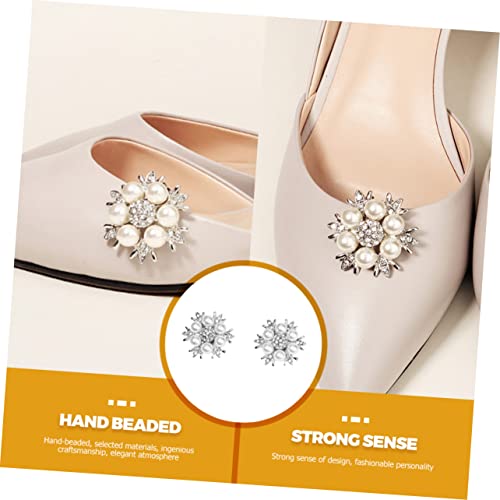 Charmes de chaussures pour talons avec strass brillants amovibles - 2